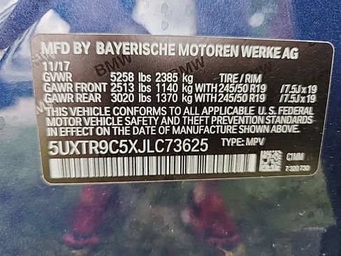 Used 2018 BMW X3 xDrive30i AWD/4WD image 8