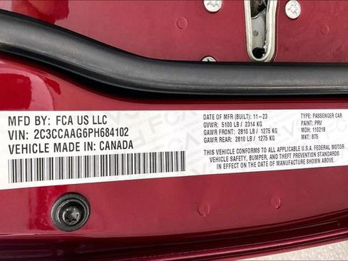 Certified 2023 Chrysler 300 Touring image 12