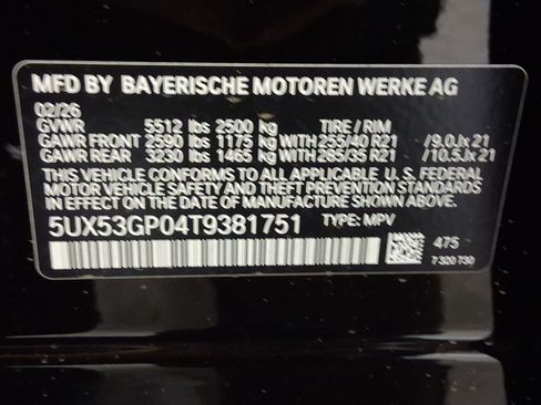 New 2026 BMW X3 xDrive30 w/ M Sport Package image 18