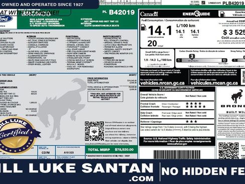 Used 2023 Ford Bronco Wildtrak image 1