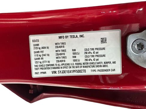 Used 2023 Tesla Model 3 Standard Range RWD image 83
