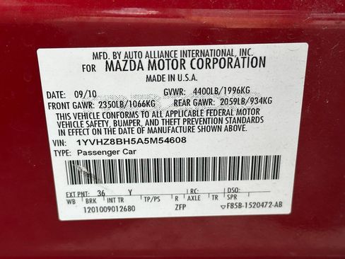 Used 2010 MAZDA MAZDA6 i Sport image 15