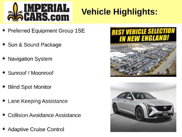 Used 2025 Cadillac CT5 Sport w/ Sun And Sound Package AWD/4WD image 3