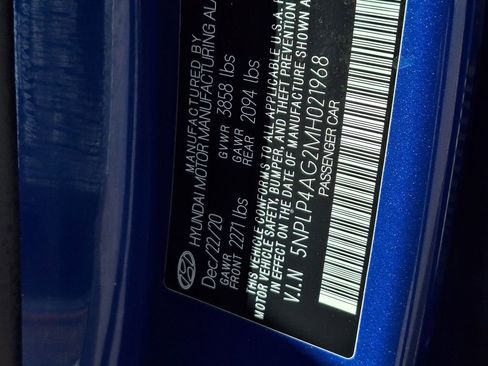 Certified 2021 Hyundai Elantra Limited image 34