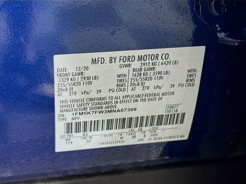 Used 2021 Ford Explorer Limited w/ Hybrid Equipment Group 310A RWD image 38