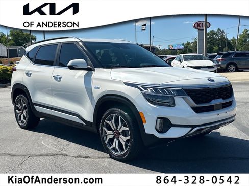 Used 2021 Kia Seltos SX w/ SX Sunroof Package AWD/4WD image 1