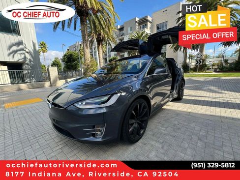 Used 2018 Tesla Model X 100D AWD/4WD image 1