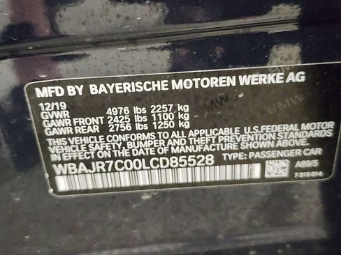 Used 2020 BMW 530i xDrive w/ Executive Package AWD/4WD image 44