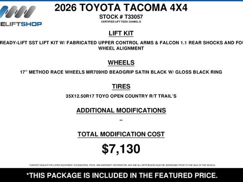 Used 2026 Toyota Tacoma SR5 AWD/4WD image 2