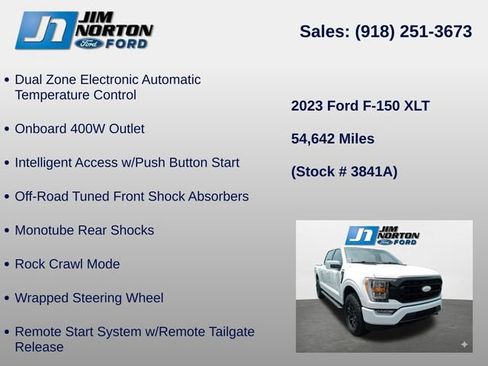 Used 2023 Ford F150 XLT w/ Equipment Group 302A High AWD/4WD image 17