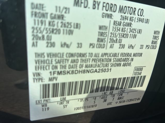 Used 2022 Ford Explorer XLT w/ Equipment Group 202A AWD/4WD image 13
