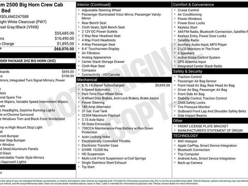 Used 2022 RAM 2500 Big Horn image 10