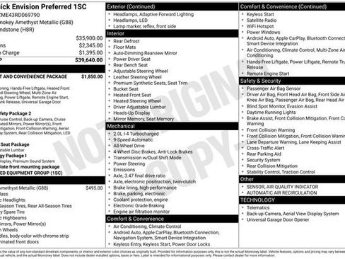 Used 2024 Buick Envision Preferred image 33