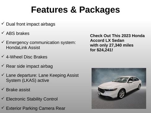 Used 2023 Honda Accord LX image 16