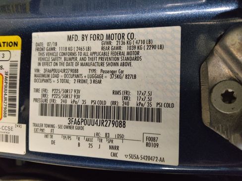 Used 2018 Ford Fusion S FWD image 33