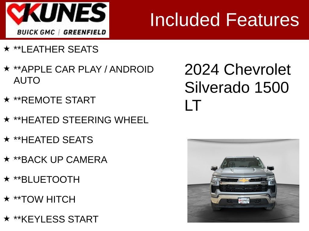 Used 2024 Chevrolet Silverado 1500 LT AWD/4WD image 2