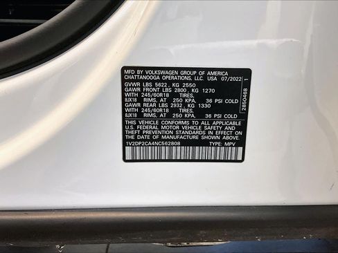 Used 2022 Volkswagen Atlas SE FWD image 33