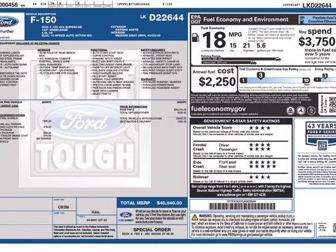 Used 2020 Ford F150 XL w/ Trailer Tow Package AWD/4WD image 30