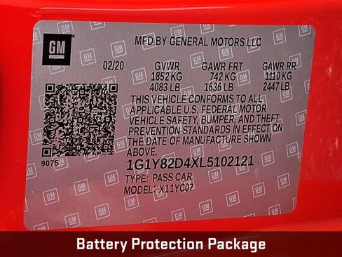 Used 2020 Chevrolet Corvette Stingray Premium Cpe w/ 3LT Preferred Equipment Group image 21