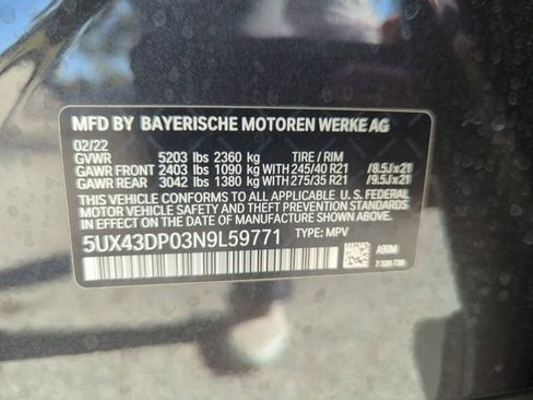 Certified 2022 BMW X3 sDrive30i w/ Convenience Package image 37