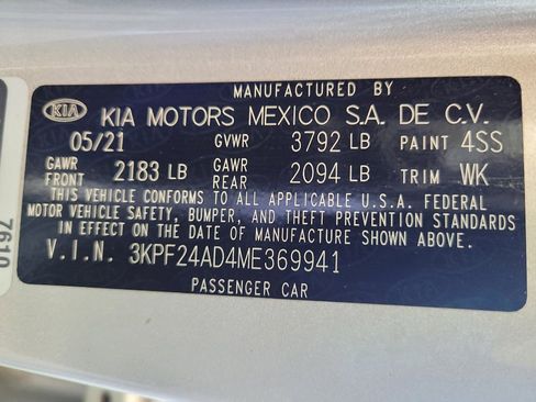 Used 2021 Kia Forte LXS FWD image 33