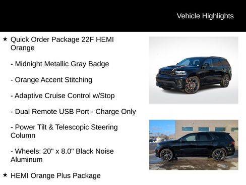 Used 2023 Dodge Durango R/T w/ Hemi Orange Plus Package image 16