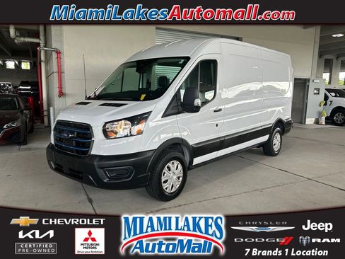 Used 2022 Ford E-Transit Medium Roof w/ Load Area Protection Package image 1