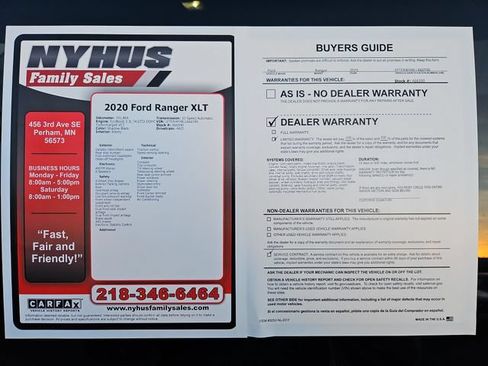 Used 2020 Ford Ranger XLT w/ Equipment Group 301A Mid AWD/4WD image 56