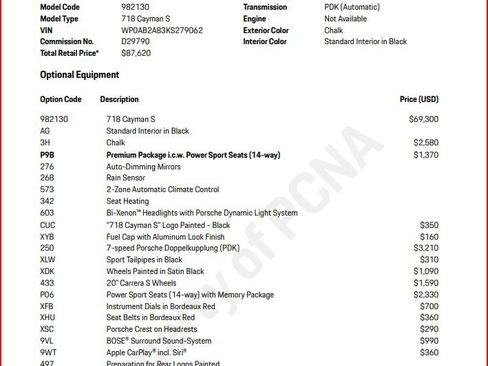 Certified 2019 Porsche 718 Cayman S RWD image 9