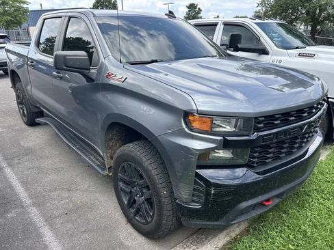 Used 2021 Chevrolet Silverado 1500 Custom Trail Boss w/ Safety Confidence Package AWD/4WD image 2