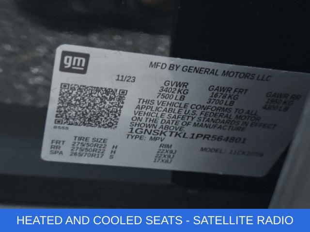 Used 2023 Chevrolet Tahoe High Country w/ Advanced Technology Package AWD/4WD image 8