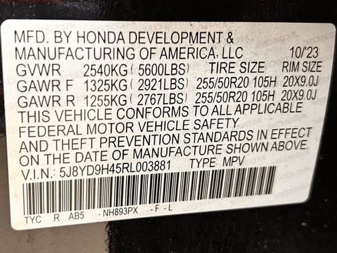 Certified 2024 Acura MDX FWD w/ Technology Package image 38