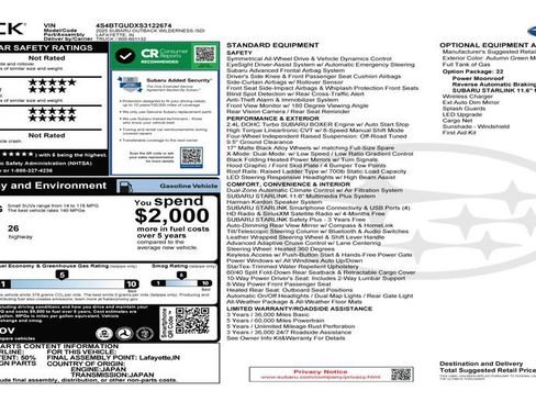 Used 2025 Subaru Outback Wilderness image 4