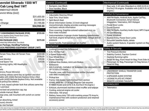 Used 2016 Chevrolet Silverado 1500 W/T w/ WT Fleet Convenience Package AWD/4WD image 4