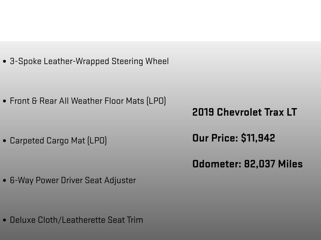 Used 2019 Chevrolet Trax LT w/ LT Convenience Package AWD/4WD image 24