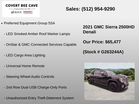 Used 2021 GMC Sierra 2500 Denali w/ Denali Black Diamond Edition AWD/4WD image 30