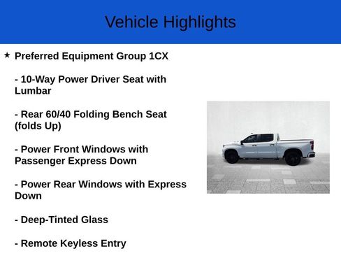New 2026 Chevrolet Silverado 1500 Custom w/ Turbomax Blackout Package RWD image 2