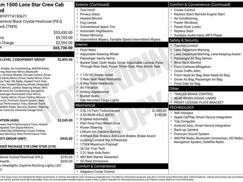 New 2026 RAM 1500 Lone Star AWD/4WD image 25