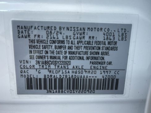 Certified 2025 Nissan Sentra SV w/ All-Weather Package image 12