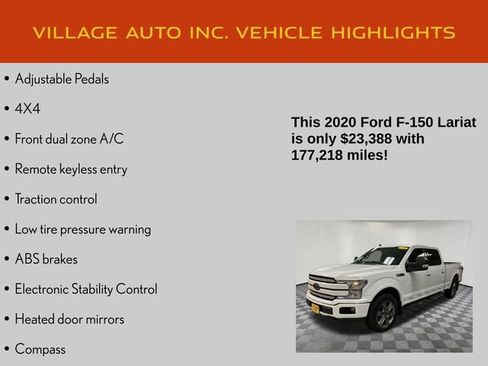 Used 2020 Ford F150 Lariat w/ Equipment Group 502A Luxury image 28
