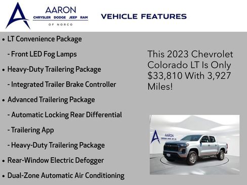 Used 2023 Chevrolet Colorado LT w/ LT Convenience Package II AWD/4WD image 13