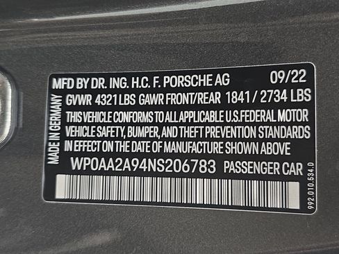 Certified 2022 Porsche 911 Carrera RWD image 37