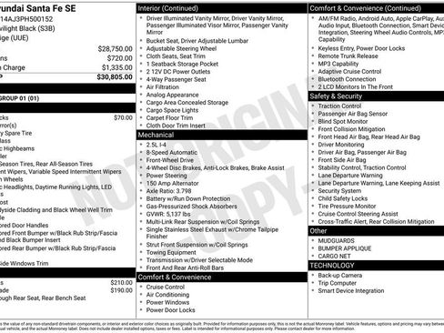 Certified 2023 Hyundai Santa Fe SE FWD image 24