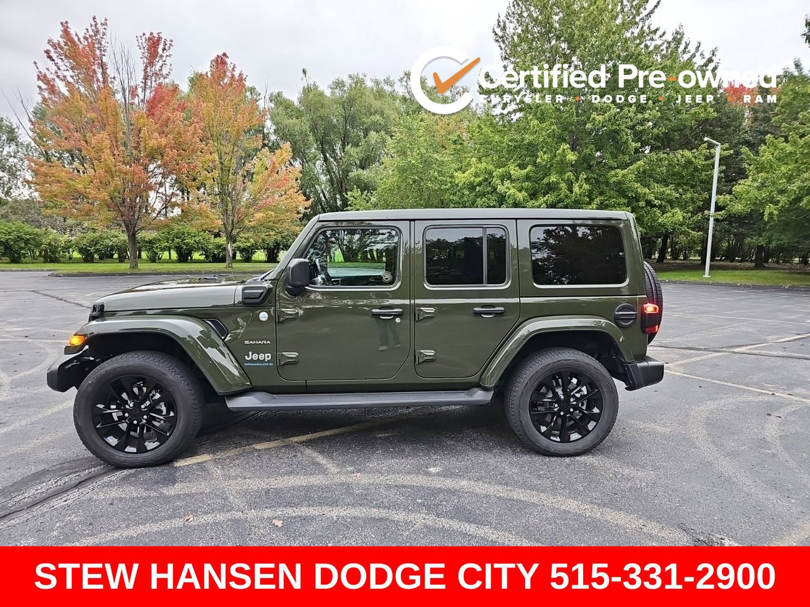 Used 2023 Jeep Wrangler Unlimited Sahara w/ Cold Weather Group AWD/4WD image 1