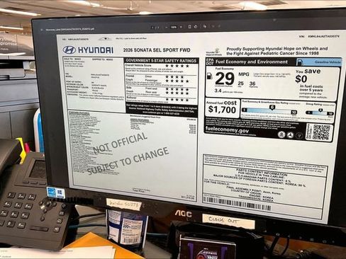 New 2026 Hyundai Sonata SEL image 14