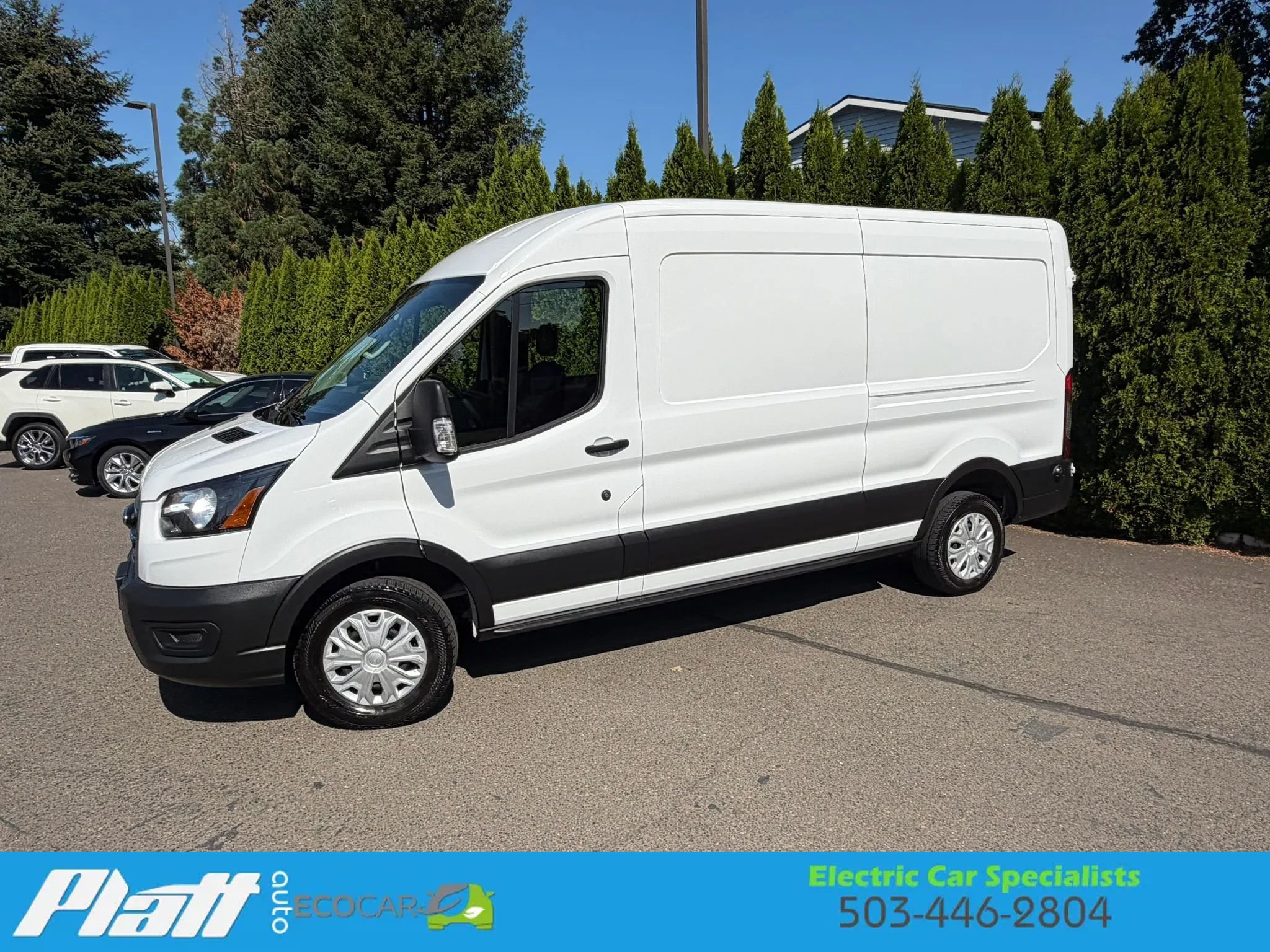Used 2023 Ford E-Transit Medium Roof w/ Load Area Protection Package RWD image 4