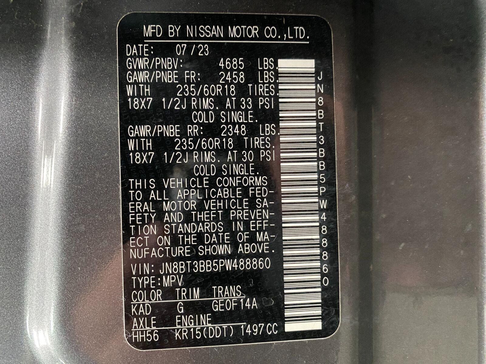 Certified 2023 Nissan Rogue SV AWD/4WD image 31