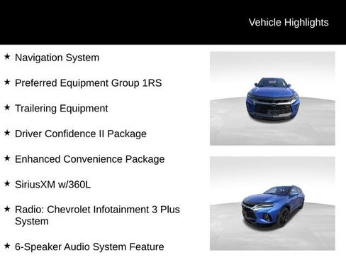 Certified 2021 Chevrolet Blazer RS w/ Enhanced Convenience Package AWD/4WD image 13