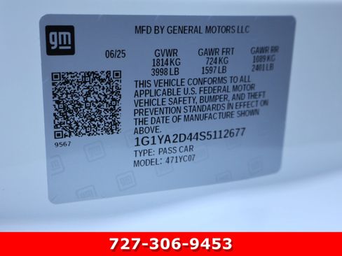 Used 2025 Chevrolet Corvette Stingray Coupe w/ 1LT image 25