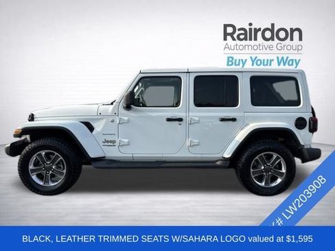 Used 2020 Jeep Wrangler Unlimited Sahara w/ LED Lighting Group AWD/4WD image 4